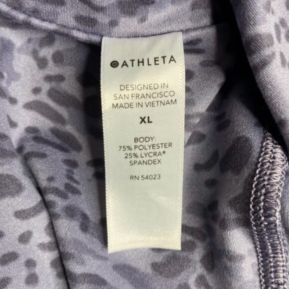Athleta Salutation Printed Crop Jogger Tempest Violet size XL - Picture 7 of 9